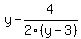 y+-+4%2F2%28y+-+3%29