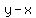 y+-+x