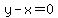 y+-x+=+0