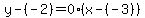 y-%28-2%29=0%28x-%28-3%29%29