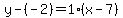 y-%28-2%29=1%28x-7%29