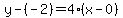 y-%28-2%29=4%28x-0%29