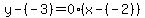 y-%28-3%29=0%28x-%28-2%29%29