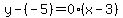 y-%28-5%29=0%28x-3%29