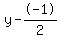 y--1%2F2