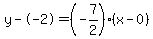 y--2=%28-7%2F2%29%28x-0%29