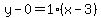 y-0=1%28x-3%29