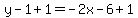 y-1%2B1=-2x-6%2B1