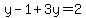 y-1%2B3y=2