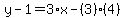 y-1=3%2Ax-%283%29%284%29