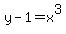 y-1=x%5E3