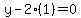 y-2%281%29=0