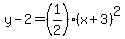 y-2=%281%2F2%29%28x%2B3%29%5E2
