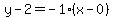 y-2=-1%2A%28x-0%29