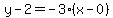 y-2=-3%28x-0%29
