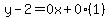 y-2=0x%2B0%281%29