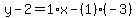 y-2=1%2Ax-%281%29%28-3%29