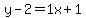 y-2=1x%2B1