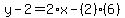 y-2=2%2Ax-%282%29%286%29
