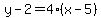 y-2=4%28x-5%29