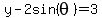 y-2sin%28theta%29=3