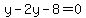 y-2y-8=0