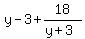 y-3%2B18%2F%28y%2B3%29