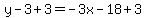 y-3%2B3=-3x-18%2B3