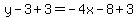 y-3%2B3=-4x-8%2B3