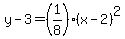 y-3=%281%2F8%29%28x-2%29%5E2