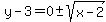 y-3=0%2B-+sqrt%28x-2%29