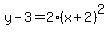 y-3=2%28x%2B2%29%5E2