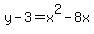 y-3=x%5E2-8x