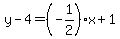 y-4=%28-1%2F2%29x%2B1