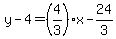 \"y-4=%284%2F3%29%2Ax-24%2F3\"