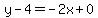 y-4=-2x%2B0