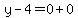 y-4=0%2B0