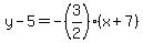 y-5=-%283%2F2%29%28x%2B7%29