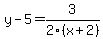y-5=3%2F2%28x%2B2%29