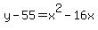 y-55=x%5E2-16x