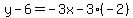 y-6=-3x-3%2A%28-2%29