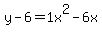 y-6=1+x%5E2-6+x