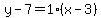 y-7=1%28x-3%29