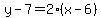 y-7=2%28x-6%29