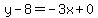 y-8=-3x%2B0