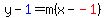 y-blue%281%29=m%28x-red%28-1%29%29