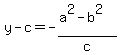 y-c=-%28a%5E2-b%5E2%29%2Fc