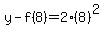 y-f%288%29=2%288%29%5E2