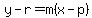 y-r=m%28x-p%29
