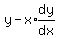 y-x%2Aexpr%28dy%2Fdx%29